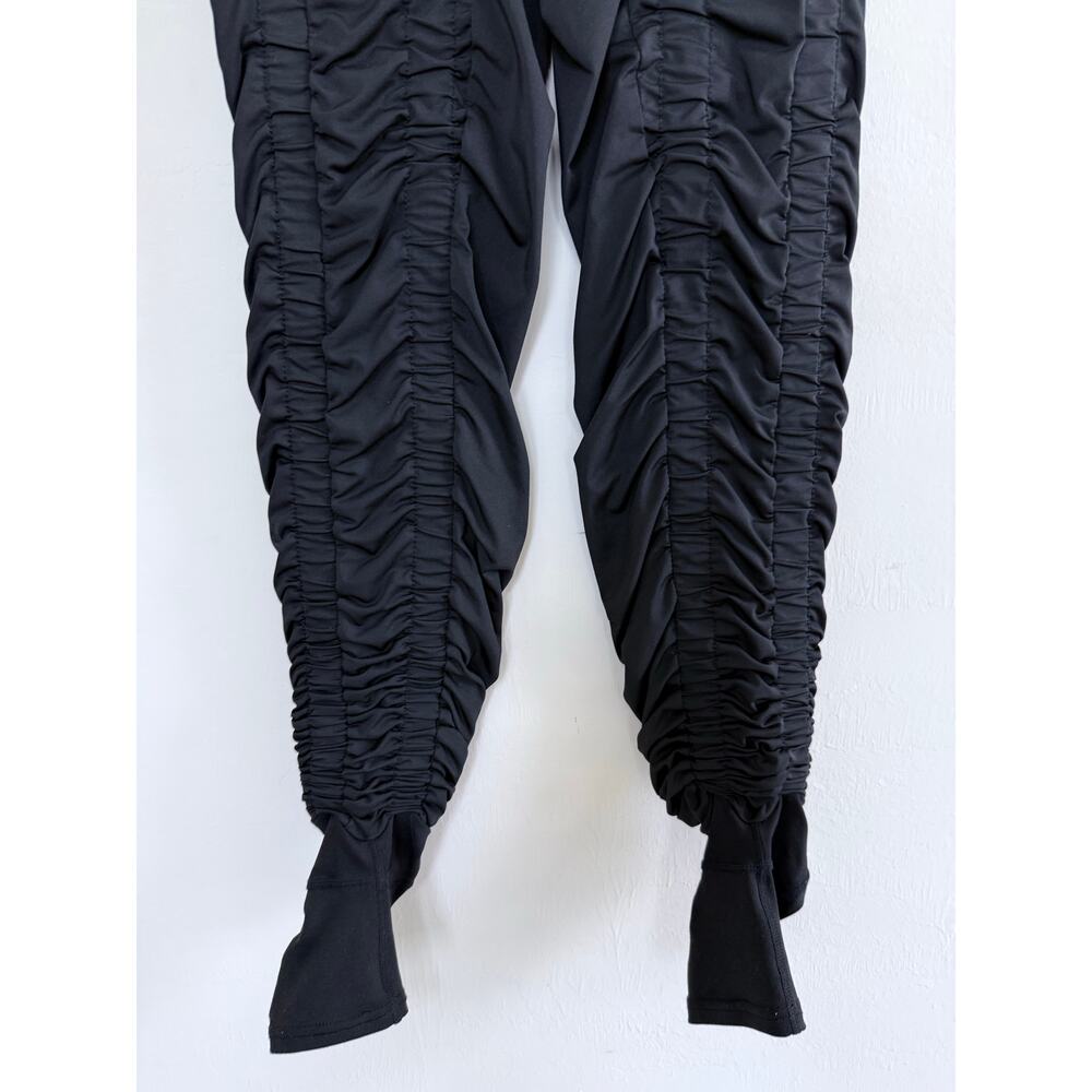 AGOGIE black +20 resistance athletic gym training ruched workout leggings pants - Picture 4 of 11